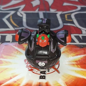 Bakugan Warius 450g Black Darkus BATTLE BRAWLERS Rare - Fast SHIPPING