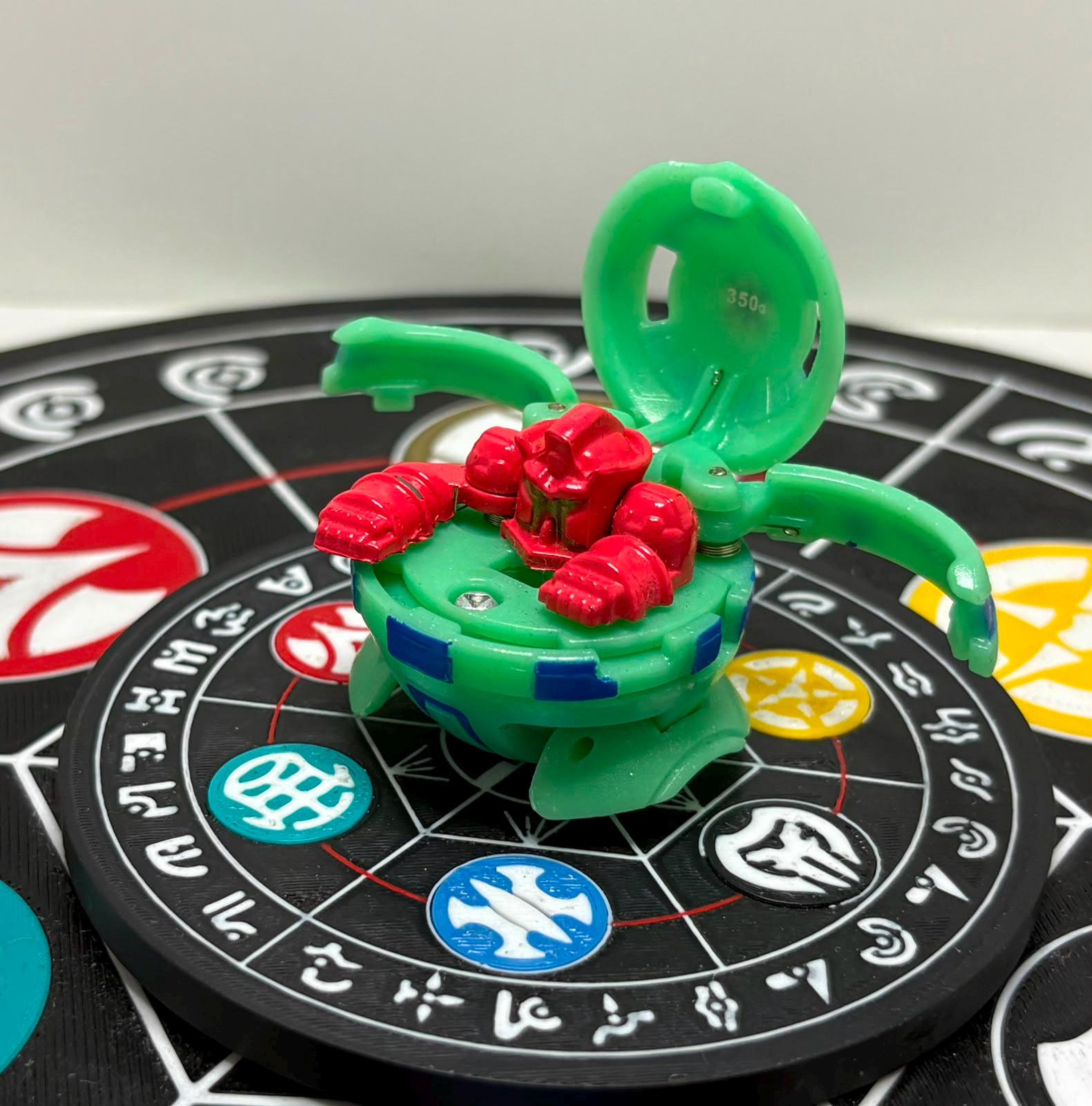 Bakugan Battle Brawlers Hammer Gorem Bakuflip Green Aquos 350G