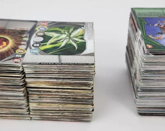 Bakugan-kaarten VEEL 25 willekeurige poortkaarten en vaardigheid: in goede staat