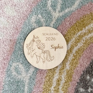 Schulkind Geschenk | Einschulung Mädchen Geschenk | Schulkind 2025 | Schuleinführung Deko | Schultüte Geschenk | Schultüte Deko Einhorn