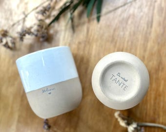 Announce pregnancy | Personalized mug | You're going to be an aunt | You're going to be a grandma | Engraved mug | Stoneware mug | Pregnancy