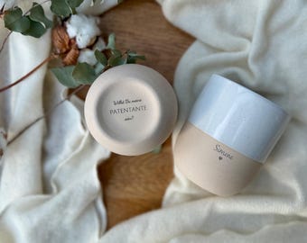 Ask your godmother gift | Ask godparents | Godmother mug | Personalized stoneware mug | Mug with name | Godfather mug | Godparent questions
