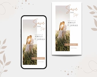 Save the Date | Wedding invitation | Save the date wedding | Save our date | Stationery | Wedding stationery | Simple | Minimalistic