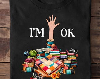 Camiseta de costura y acolchado: Regalo para amantes del acolchado, Camiseta para aficionados a la costura