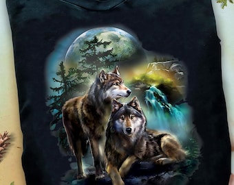 Vintage Wolf Mens Wolf Women Lovers For Boys And Girls Wolf T Shirt - Animal Lover Gift, Wolf Lover, Wolf Gifts