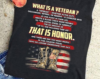 Koszulka „Honor Veteran”: prezent wojskowy