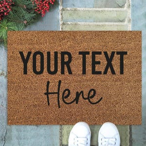 Customized Doormat | Personalized Doormat | Housewarming Gift | New Home Gift | Personalized Gift | Custom Made Gift | Front Door Mat