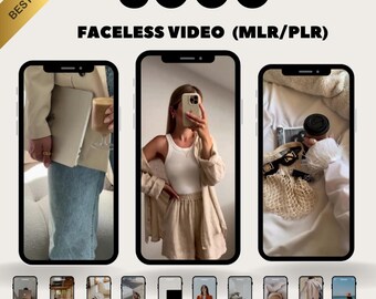 6000 Aesthetic Faceless Video: MRR & PLR Rights for Profitable Digital Marketing! Create Stunning Instagram Reels with Ease!