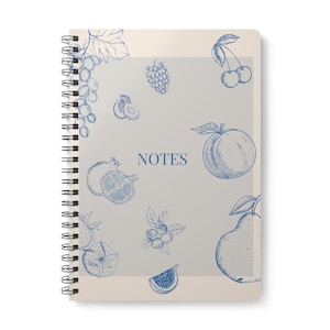 Carnet de notes fruité avec illustrations décoratives - Parfait pour les notes, les journaux, les croquis, les cadeaux, la papeterie