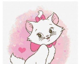 Schema punto croce di Marie degli Aristogatti