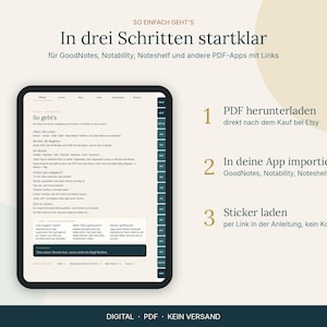GoodNotes対応デジタルプランナー2027（ドイツ語版）、学校、研修、大学、連携機能付き、ステッカー1700枚 画像 14