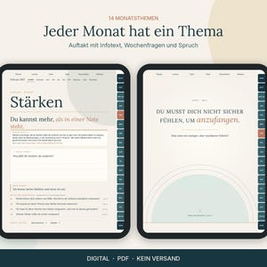 GoodNotes対応デジタルプランナー2027（ドイツ語版）、学校、研修、大学、連携機能付き、ステッカー1700枚 画像 13