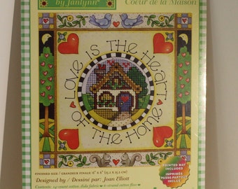 Heart of the Home Cottage Counted Cross Stitch Kit