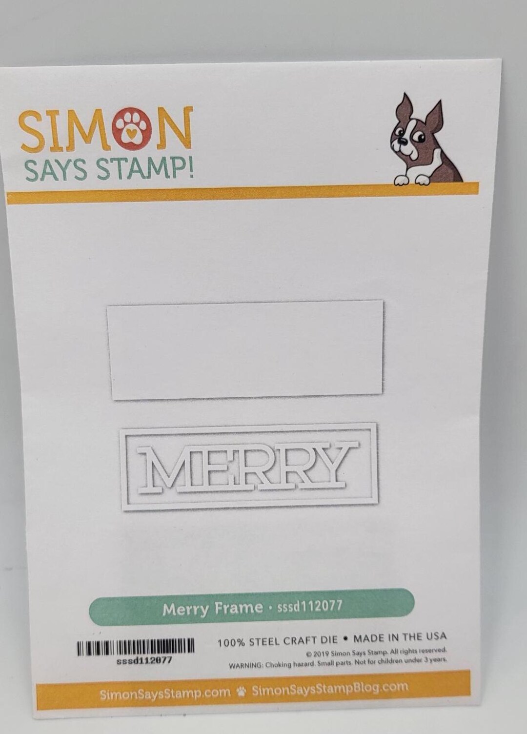 Simon Says Stamp MERRY FRAME Wafer Thin Steel Craft Dies - Etsy