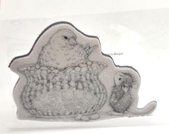 Stampendous House Mouse Designs Cling Rubber Stamp Jelly Bean Bird Mudpie