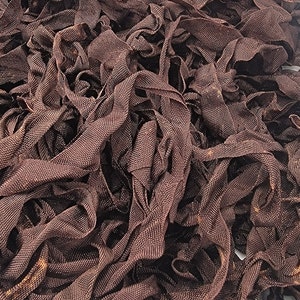 Primitive Brown Copper Shabby Rustic RIBBON Crinkled Vintage - Etsy