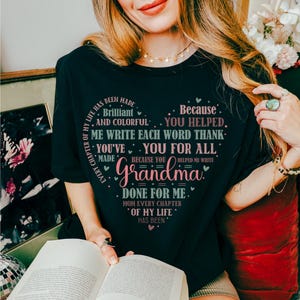 Mother&#39;s Day Shirt for Grandma | Cute & Personalized Grandma T-Shirt Gift | Best Gift for Grandma on Mother&#39;s Day | Unique Grandma Tee