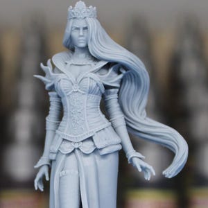 Aella the Sorceress, Female Wizard : Dungeons and Dragons Mini RPG Tabletop Miniature DnD Painting Pathfinder 5e DnD