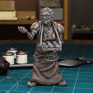Morgantha&#39;s Coven Miniature: DnD, Pathfinder, Frostgrave - Old Bonegrinder