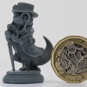 Otter Gentleman: Omålad D&D, TTRPG Miniatyr | Pepunki Varelser | 32 mm 75 mm Skalmodeller