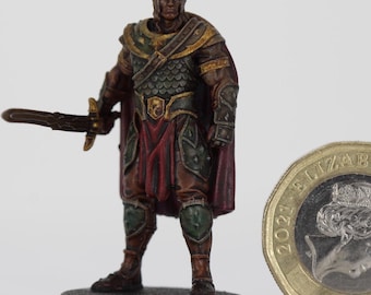 Human Knight, Sword and Shield, 3D Printed DnD Miniature for Tabletop D&D RPG | 28/32/35mm/75mm |