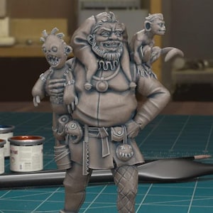 Blinsky the Vallaki Toymaker , TTRPG Miniature for Curse of Strahd PathFinder, Frostgrave, 3D Printed Resin Miniature