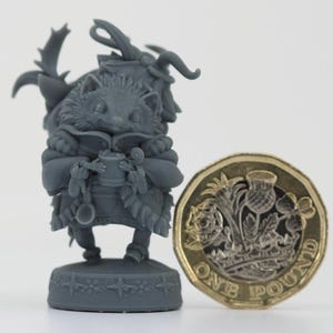 Egelverkenner patroonminiatuur: ongeverfd Dungeons and Dragons mini-RPG tafelblad miniatuur DnD-schilderij Pathfinder 5e DnD