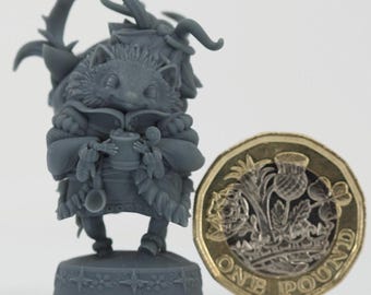 Miniatura del patrono dell&#39;esploratore del riccio: miniatura da tavolo non dipinta di Dungeons and Dragons Mini RPG DnD Pathfinder 5e DnD