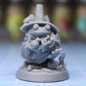 Frog Wizard, Unpainted Pepunki Creatures : Dungeons and Dragons Mini RPG Tabletop Miniature DnD Painting Pathfinder 5e DnD image 5