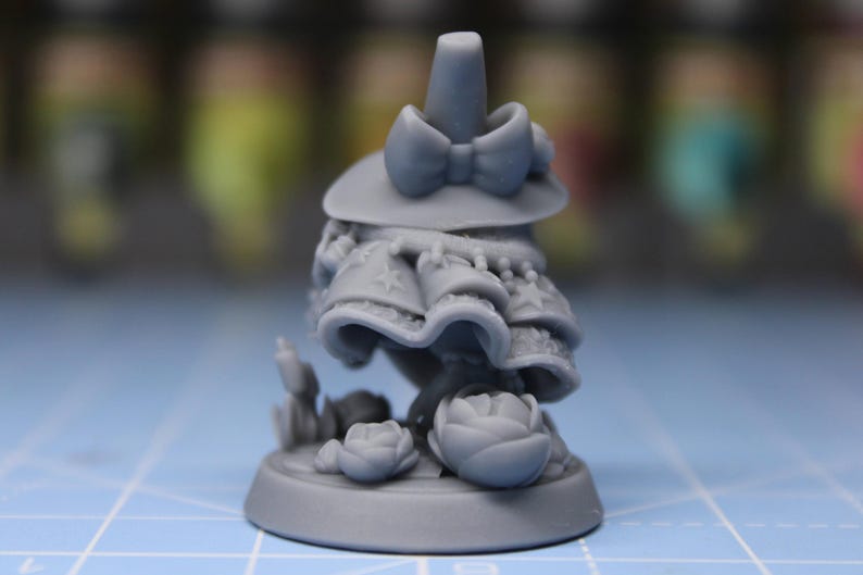 Frog Wizard, Unpainted Pepunki Creatures : Dungeons and Dragons Mini RPG Tabletop Miniature DnD Painting Pathfinder 5e DnD image 6