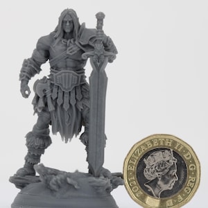 Oovur - Goliath Barbarian, Half Giant | 3D Printed DnD Miniature for Tabletop D&D RPG | 28/32mm/75mm |