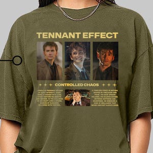 Vintage David Tennant Shirt, 90s Tennant Effect Sweatshirt, Bootleg David Tennant Hoodie Unisex David Tennant Crewneck Fan Gift