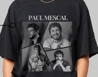 Vintage Paul Mescal T-Shirt, 90s Paul Mescal Shirt, Bootleg Paul Mescal Tee, Fan Gift for Women and Men