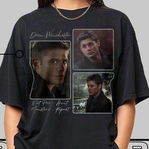 Vintage Dean Winchester T-Shirt, Fan Gift for Women