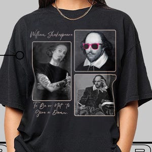 Vintage William Shakespeare T-Shirt Funny Shakespeare Tee, William Shakespeare Shirt, Fan Gift