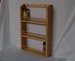 Oak Wooden Triple Shelf Classic Spice Rack 