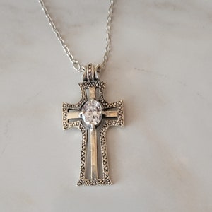 Swarovski Crystal Cross, Iridescent