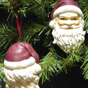 Ceramic Christmas Ornament Good Ole Santa Claus image 8