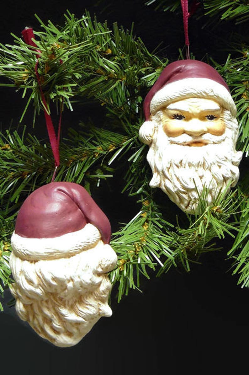 Ceramic Christmas Ornament Good Ole Santa Claus image 8