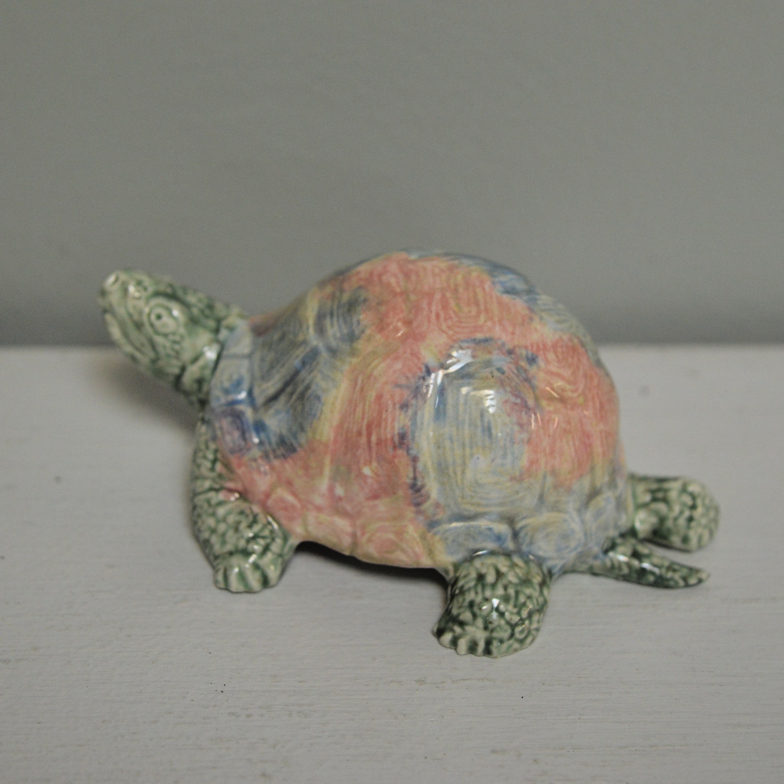 Ceramic Box Turtle on the Move Etsy