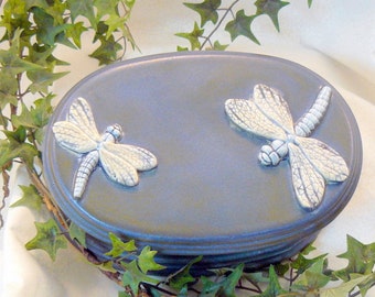 Oval Dragonfly Jewelry Box