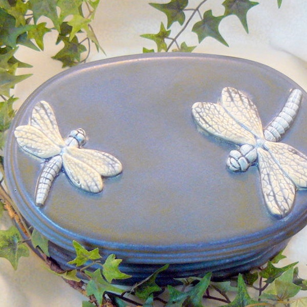 Oval Dragonfly Jewelry Box