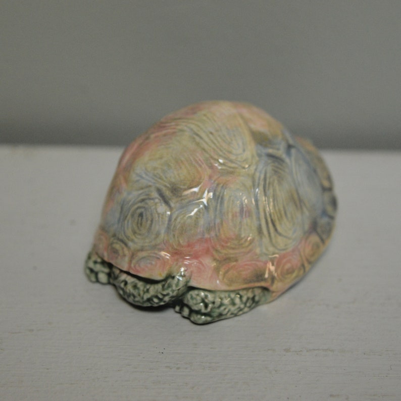 Ceramic Box Turtle PeekABoo image 3