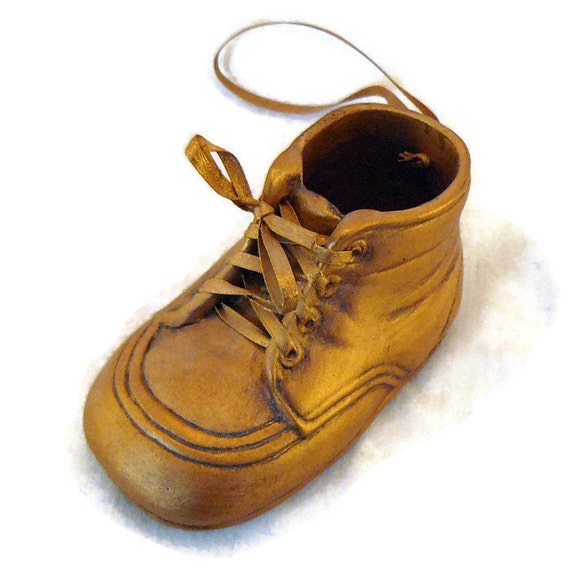 ceramic baby shoes ornament