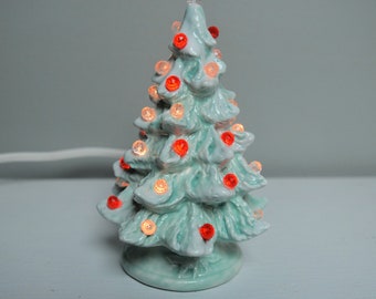 Ceramic Christmas Tree - Mini Christmas Tree - Jade