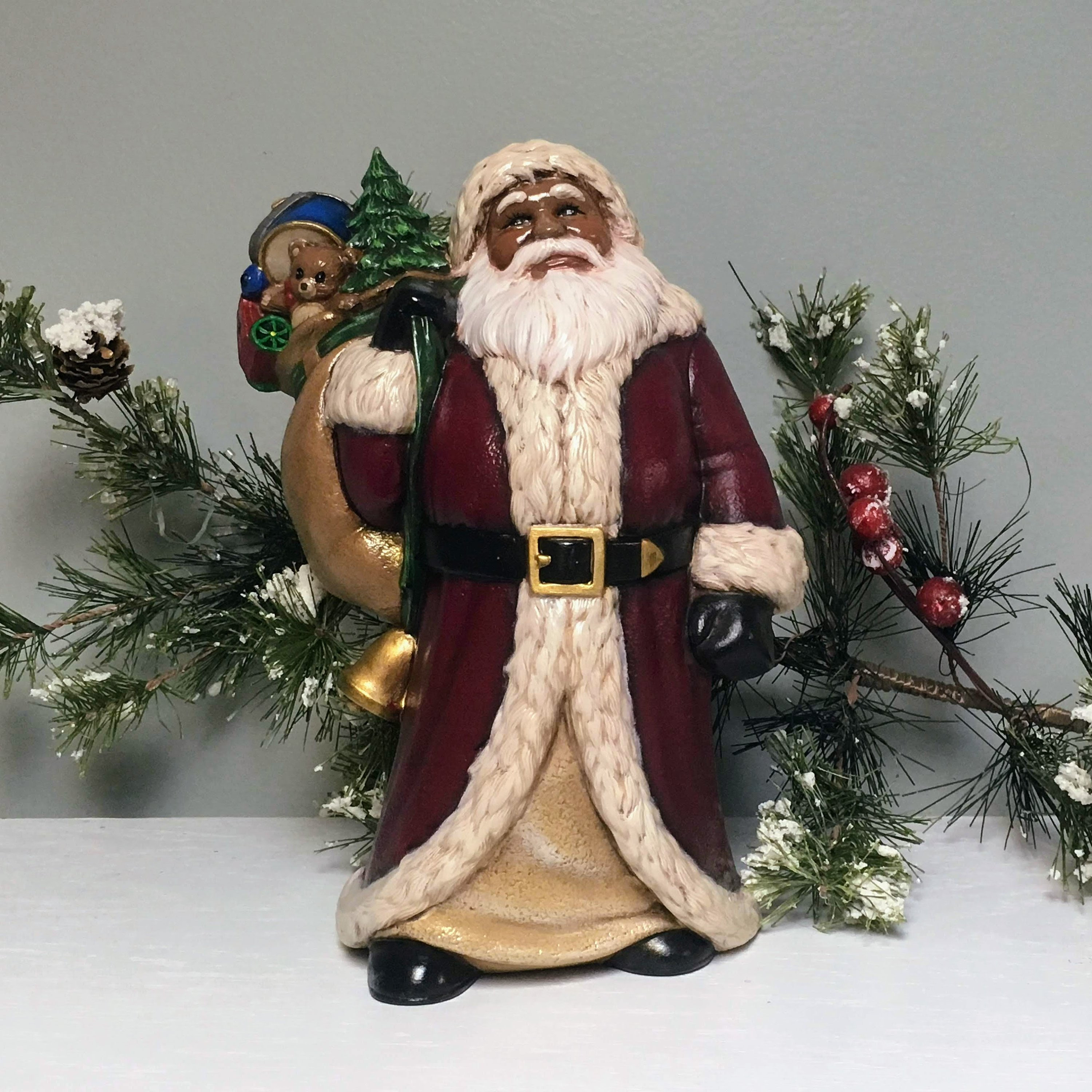Black figurines christmas ornaments Clearance