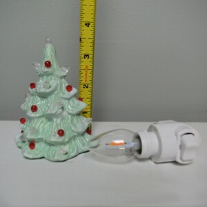 Ceramic Christmas Tree Night Light Jade image 3