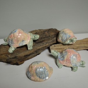 Ceramic Box Turtle PeekABoo image 5