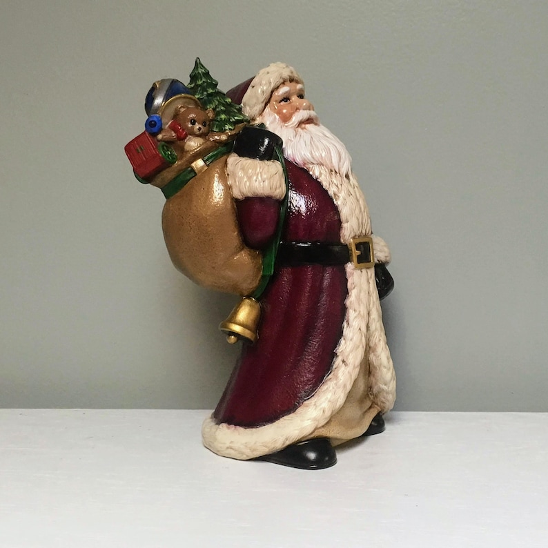 Ceramic Old World Santa Figurine Etsy Hong Kong