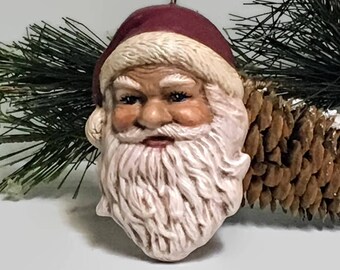 Ceramic Christmas Ornament - Good Ole Santa Claus